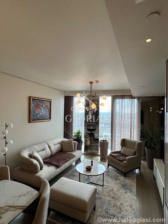 Двухкомнатная квартира, 62 м², Београд на води, Савски-Венац