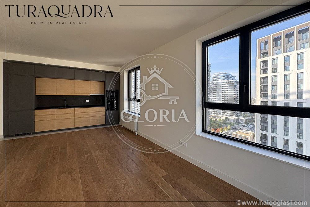 Трёхкомнатная квартира, 78.95 м², Београд на води -, Савски-Венац
