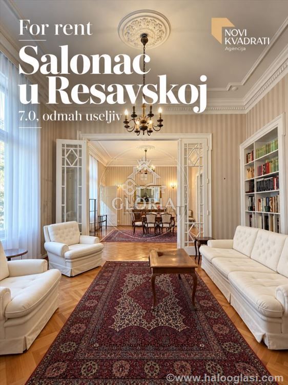 5-комнатная квартира, 175 м², Ресавска, Врачар